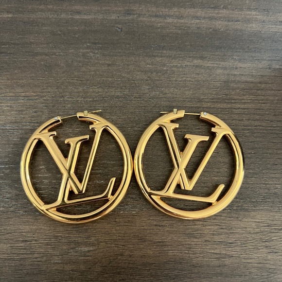 Louis Vuitton Large Hoops - Picture 1 of 2